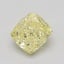 1.01 Ct. Fancy Yellow Cushion Diamond