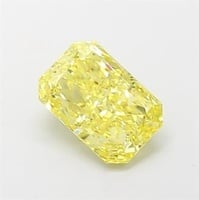1.56 Ct. Fancy Intense Yellow Radiant Lab Grown Diamond
