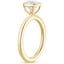 18K Yellow Gold Noemi Bezel Ring, smallside view