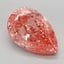 4.51 Ct. Fancy Vivid Pink Pear Lab Grown Diamond