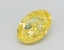 1.65 Ct. Fancy Vivid  Yellow Oval Lab Grown Diamond