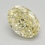 1.36 Ct. Fancy Intense Yellow Oval Lab Grown Diamond