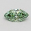 0.55 Ct. Fancy Vivid Pacific Green Marquise Lab Grown Diamond
