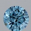 2.03 Ct. Fancy Vivid Blue Round Lab Grown Diamond