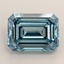 4.03 Ct. Fancy Vivid Blue Emerald Lab Grown Diamond