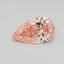 0.33 Ct. Fancy Vivid Pink Pear Lab Grown Diamond
