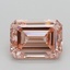 3.00 Ct. Fancy Intense Pink Emerald Lab Grown Diamond
