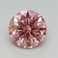 0.60 Ct. Fancy Vivid Pink Round Lab Grown Diamond