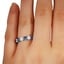The Blain Ring, smallzoomed in top view on a hand