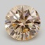 4.00 Ct. Fancy Light  Brown Round Lab Grown Diamond
