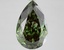 6.86 Ct. Fancy Vivid Green Pear Lab Grown Diamond