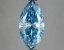 2.60 Ct. Fancy Vivid Blue Marquise Lab Grown Diamond
