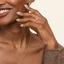 14K Rose Gold Elle Solitaire Ring, smalladditional view 1