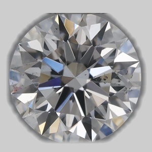 Round diamond — real photo