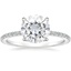 18K White Gold Demi Three-Quarter Coverage Diamond Ring (1/3 ct. tw.), smalltop view
