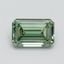 1.09 Ct. Fancy Vivid Green Emerald Lab Grown Diamond