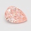 0.80 Ct. Fancy Vivid Pink Pear Lab Grown Diamond