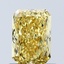 1.03 Ct. Fancy Vivid Yellow Radiant Lab Grown Diamond