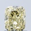 1.09 Ct. Fancy Intense Yellow Cushion Lab Grown Diamond