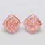 2.03 Ct. Fancy Intense Pink Cushion Lab Grown Diamond