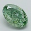 1.53 Ct. Fancy Vivid Green Oval Lab Grown Diamond