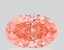 0.78 Ct. Fancy Vivid Pink Oval Lab Grown Diamond