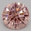 2.03 Ct. Fancy Vivid Pink Round Lab Grown Diamond