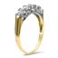 The Castlebar Ring, smalltop view on a hand
