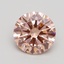 1.71 Ct. Fancy Intense Pink Round Lab Grown Diamond