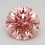 1.82 Ct. Fancy Vivid Pink Round Lab Grown Diamond