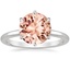 18K White Gold Esme 1.8mm Ring, smalltop view