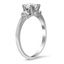 The Trey Ring, smalltop view on a hand