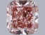 1.53 Ct. Fancy Intense  Pink Cushion Lab Grown Diamond