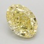 2.51 Ct. Fancy Intense Yellow Oval Lab Grown Diamond