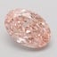 3.09 Ct. Fancy Vivid Pink Oval Lab Grown Diamond