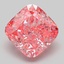 2.08 Ct. Fancy Vivid Pink Cushion Lab Grown Diamond