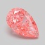 2.04 Ct. Fancy Vivid Pink Pear Lab Grown Diamond