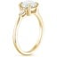 18K Yellow Gold Aria Three Stone Diamond Ring (1/10 ct. tw.), smallside view