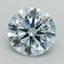 4.09 Ct. Fancy Intense Blue Round Lab Grown Diamond