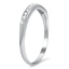 The Salena Ring, smalltop view on a hand