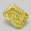 2.55 Ct. Fancy Vivid  Yellow Radiant Lab Grown Diamond
