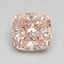 2.01 Ct. Fancy Vivid Pink Cushion Lab Grown Diamond