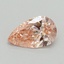 0.87 Ct. Fancy Intense Pink Pear Lab Grown Diamond
