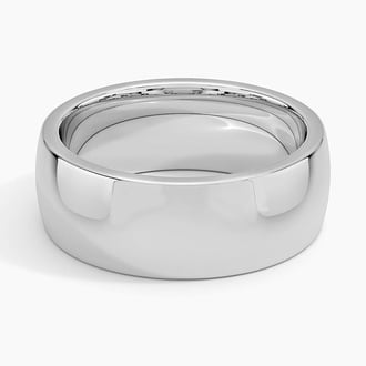Heavyweight 7mm Wedding Ring in Platinum
