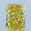 3.00 Ct. Fancy Vivid Yellow Radiant Lab Grown Diamond