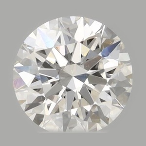 Round diamond — real photo