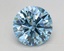 2.81 Ct. Fancy Vivid Blue Round Lab Grown Diamond