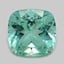 6.9mm  Green  Cushion   Emerald