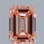 1.00 Ct. Fancy Vivid Pink Emerald Lab Grown Diamond