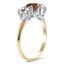The Marlo Ring, smalltop view on a hand